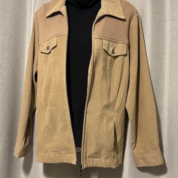 Alia Brushed Cotton Zip Front Jacket - Size 14 - Picture 5 of 10